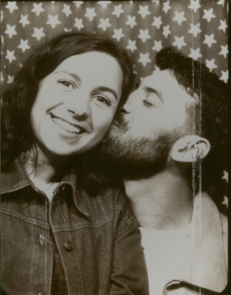 Photobooth strips of Oli and Georgia